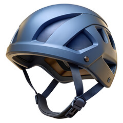 Fototapeta premium Stylish blue bike helmet with modern design and safety features. Perfect for cycling and outdoor adventures.