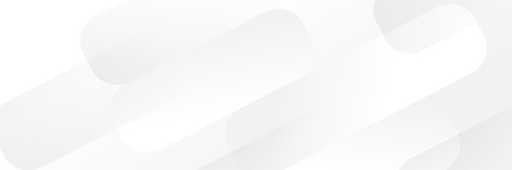 Abstract white Geometric banner design background.