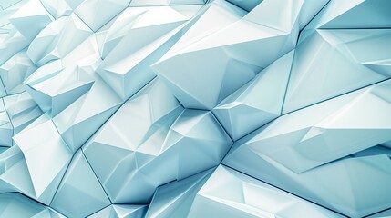 Obraz premium Futuristic geometric background with sharp edges reflective surfaces, abstract element decor fashion