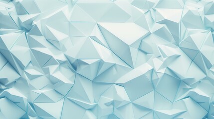 Obraz premium Futuristic geometric background with cool blue color scheme, contemporary bright