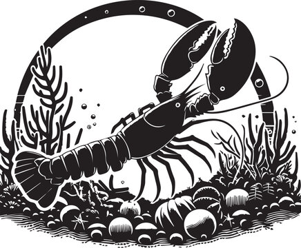 Lobster clip art preview