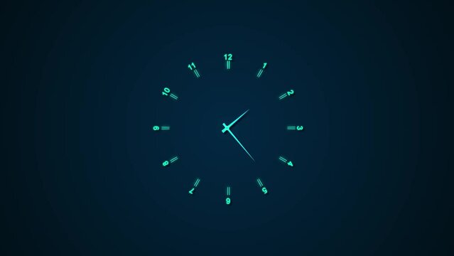 Stopwatch clock animation, Clock with moving arrows stop watch clock animated on white background. Perfect for business, countdowns, event. concept of time. busy time flow ticking