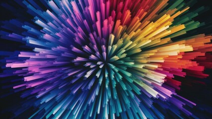 images full of bright colors and gradients, forming abstract and visually striking compositions