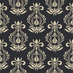 Abstract ethnic seamless pattern. Festive colorful background design vintage pattern damask	