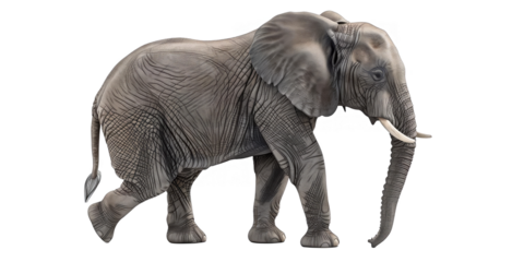 Elephant on transparent background