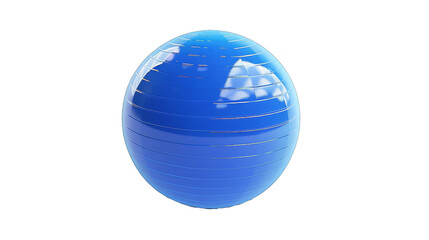 Therapy ball on transparent background