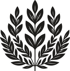 laurel wreath illustration