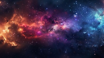The Milky Way is a majestic spiral galaxy that stretches across the night sky, 