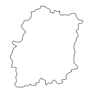 Essonne department map, administrative division of France. Vector illustration.