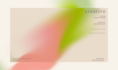 Trendy gradient mesh abstract design background. Abstract digital background