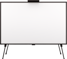 white board with copy space isolated on white or transparent background,transparency 