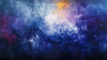 Abstract Colorful Painting with Bold Brushstrokes. Generative ai