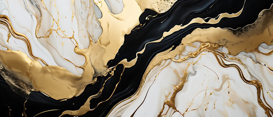 Gold abstract black marble background art paint pattern ink texture watercolor white fluid wall. Abstract liquid gold design luxury wallpaper nature black brush oil modern paper splash painting water	