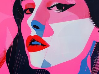 Dreamscape Girl Pop Art Illustration