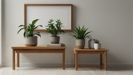 Serene Indoor Plant Display