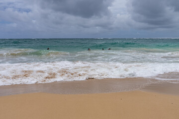 Pounder’s Beach，Oahu's North Shore, Windward Coast，Honolulu, Hawaii