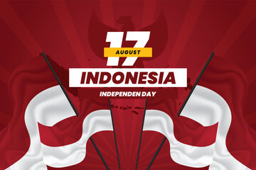 indonesia independence day 17 august background or banner