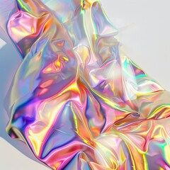 Vibrant Abstract Holographic Texture Background