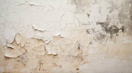 Obraz premium Peeling plaster on weathered walls.
