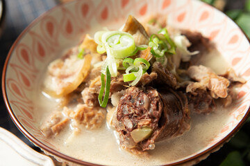 sundae, meat in pig intestines,Korean traditional food