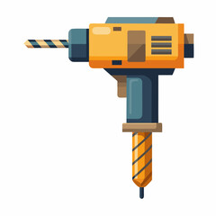 boring drill bit vector illustration