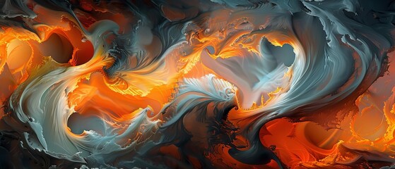A mesmerizing digital interpretation of swirling