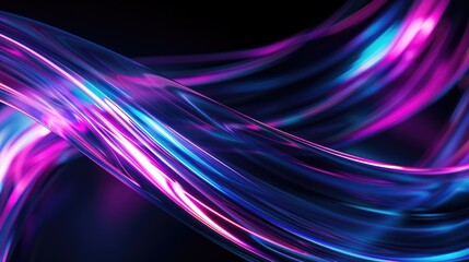 Fototapeta premium A unique blend of blue and pink hues on an abstract background featuring intricate lines