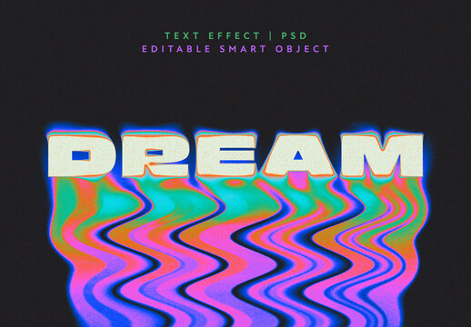 Melting Wavy Text Effect