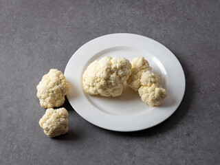 Cauliflower on a plate