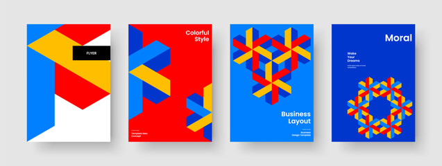 Abstract Flyer Layout. Isolated Report Template. Geometric Brochure Design. Banner. Book Cover. Business Presentation. Poster. Background. Handbill. Newsletter. Journal. Notebook. Advertising