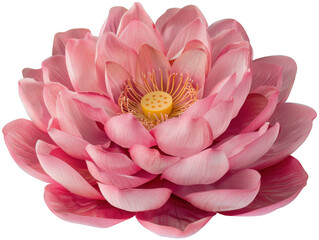 Large Pink Lotus Flower