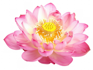 Large Pink Lotus Flower