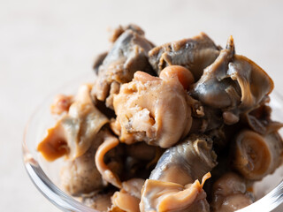 Fresh whelk in a bowl