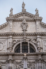 San Moise Profeta (The Chiesa di San Moise) is a Baroque style, Roman Catholic church, Venice, Italy 04.01.2024