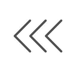 Obraz premium Interface arrows related icon outline and linear vector. 