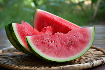 Watermelon Day. the third of August. Leaflet, poster, banner, postcard