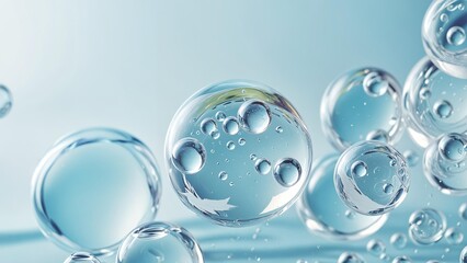 Serum Skincare Droplet Splash on Surface