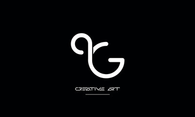 GQ, QG, G, Q abstract letters logo monogram
