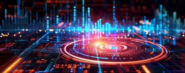 Abstract illustration of a risk management system enhancing sales, risk management, sales optimization