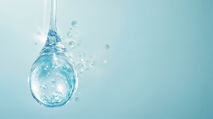 Skincare Serum Beads on Surface