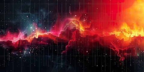 Trade graph up with arrow. Forex growth economic finance diagram.