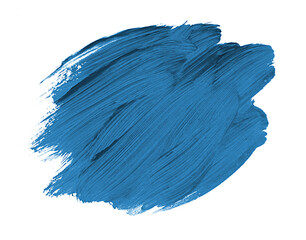 Fototapeta premium Stroke of paint brush isolated on transpaent background.