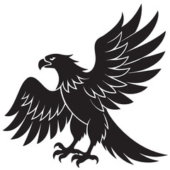 eagle with wings illustration