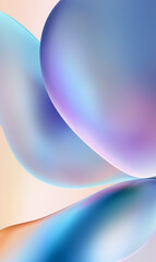 Abstract trendy futuristic soft smooth gradient wavy minimal wallpaper