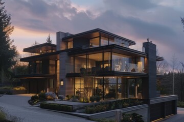 Obraz premium Luxurious Modern Home