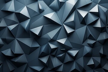 Fototapeta premium Modern navy blue polygonal background texture