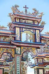 Fototapeta premium Vietnamese Cemetery Architecture