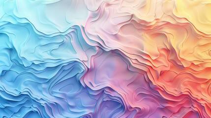 Minimalist textured color gradient waves background, AI generative
