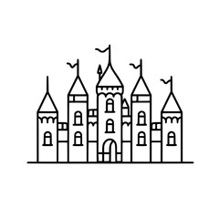 Princess palace, castle icon, castle, Castle png, Line Art Castle, Minimalist Wall Art, Castle Illustration, Castle Silhouette, Line art princes, Line art Palace, Fantasy Castle SVG, Castle Tower, Cas