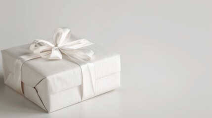 Birthday present isolated on a white background